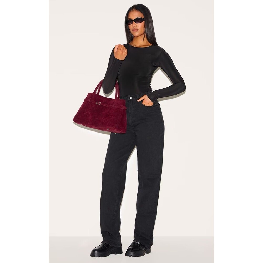 Pretty Little Things Tall Black Straight Leg Jean
